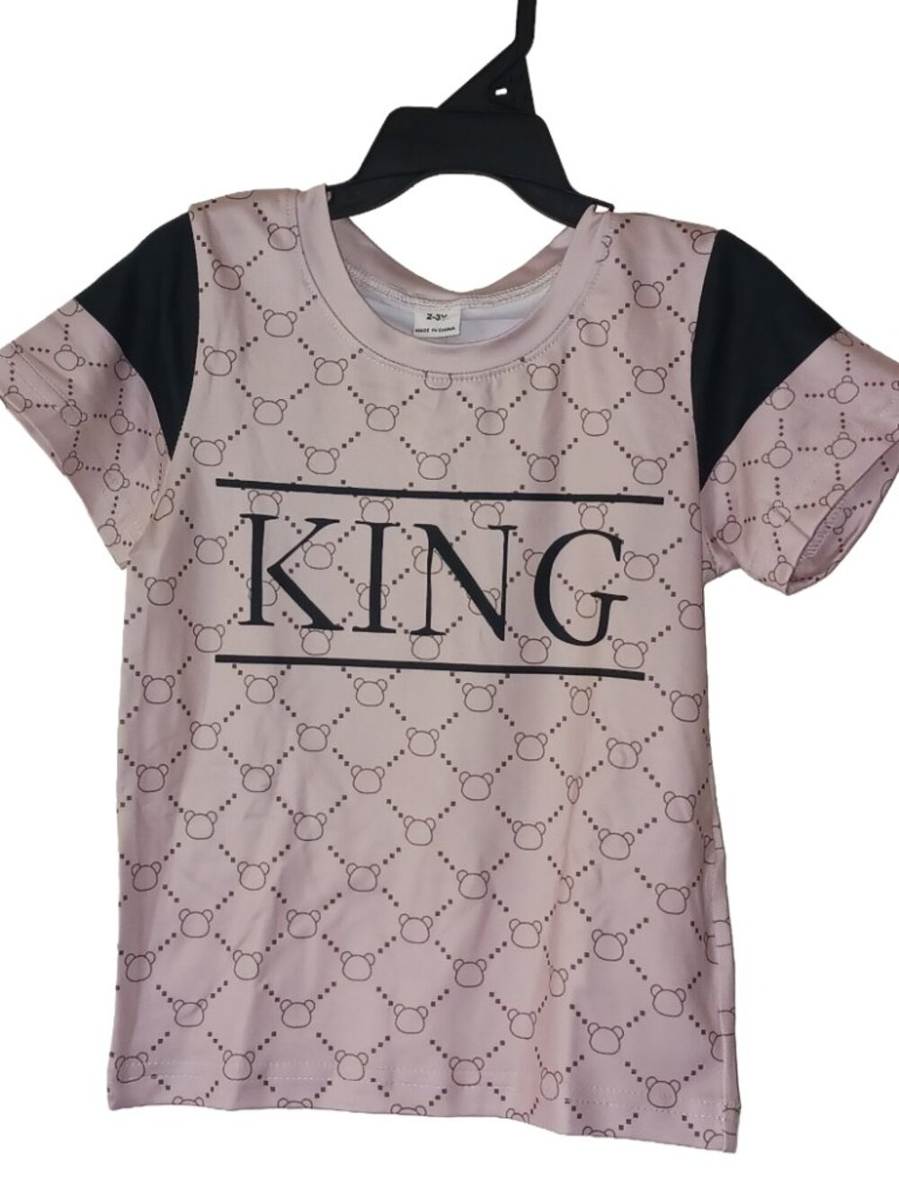 Toddler “KING” Graphic T‑Shirt/Shorts — Size 2–3Y